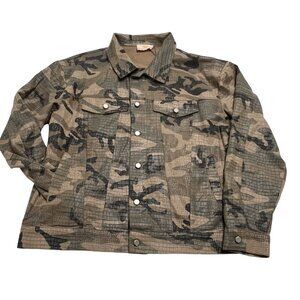 Trendt Vision Reptile Camo Jacket in Green